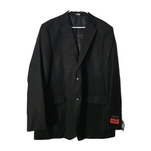 Mazari Mens Black Paris Sport Coat Size L46 X W40 New With Tags.  MSRP $395